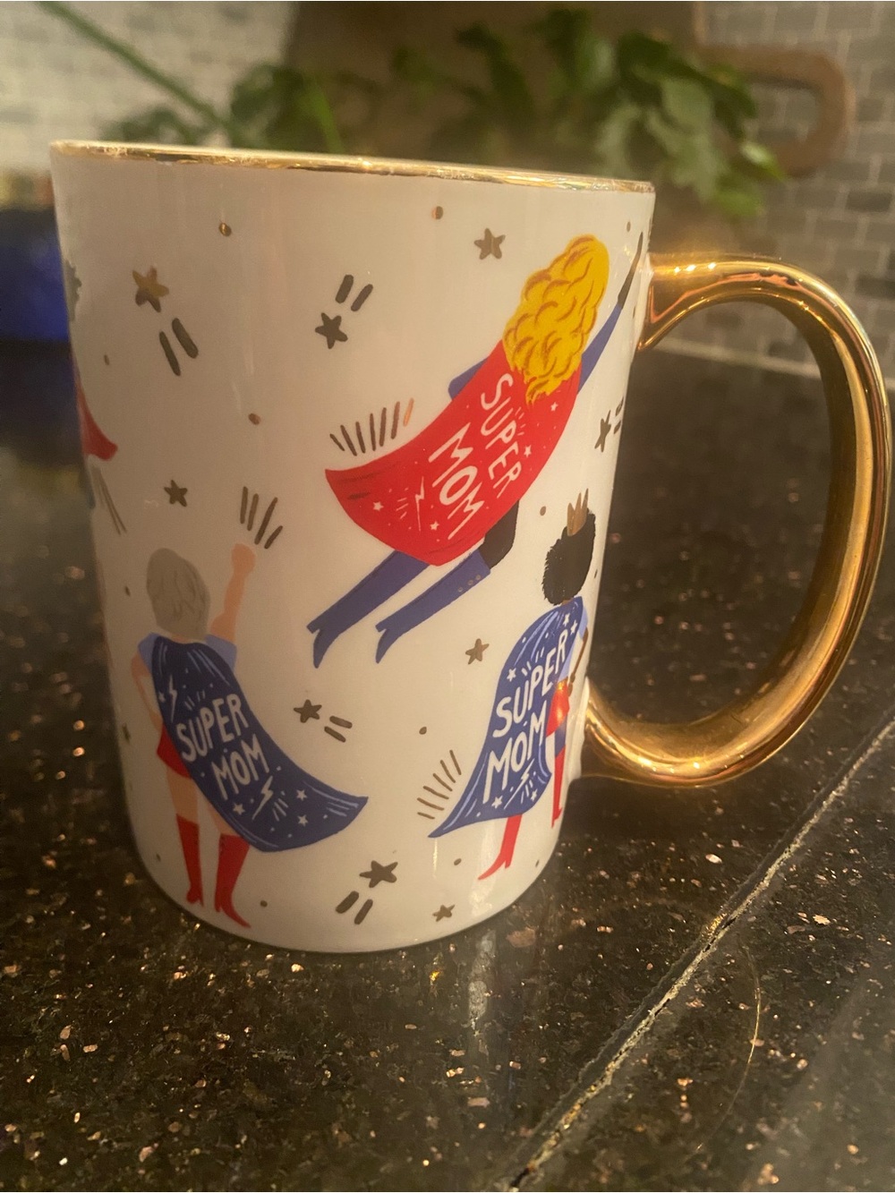 Rifle Paper Co. "Super Mom" Porcelain Mug